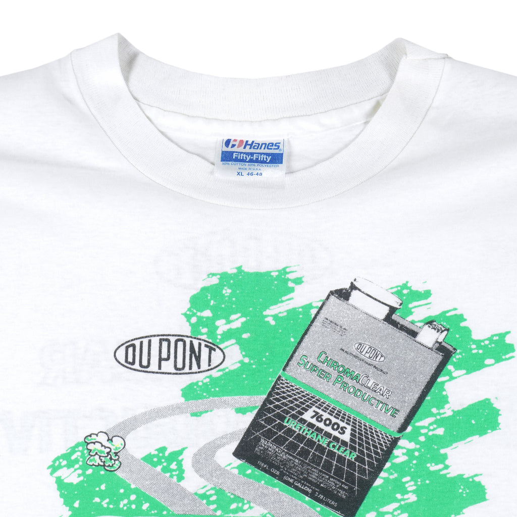 Vintage (Hanes) - Du Pont Gun & Go Single Stitch T-Shirt 1990s X-Large Vintage Retro
