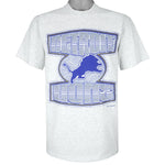 NFL (Sof Tee) - Detroit Lions Single Stitch T-Shirt 1996 Large Vintage Retro Football