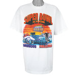 NFL (Logo 7) - Super Bowl 33th Falcons VS Broncos T-Shirt 1999 X-Large Vintage Retro Football