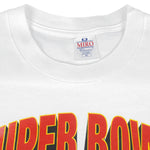 NFL (Logo 7) - Super Bowl 33th Falcons VS Broncos T-Shirt 1999 X-Large Vintage Retro Football