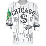 MLB (Long Gone) - Chicago White Sox Big Logo T-Shirt 1991 Large Vintage Retro Baseball