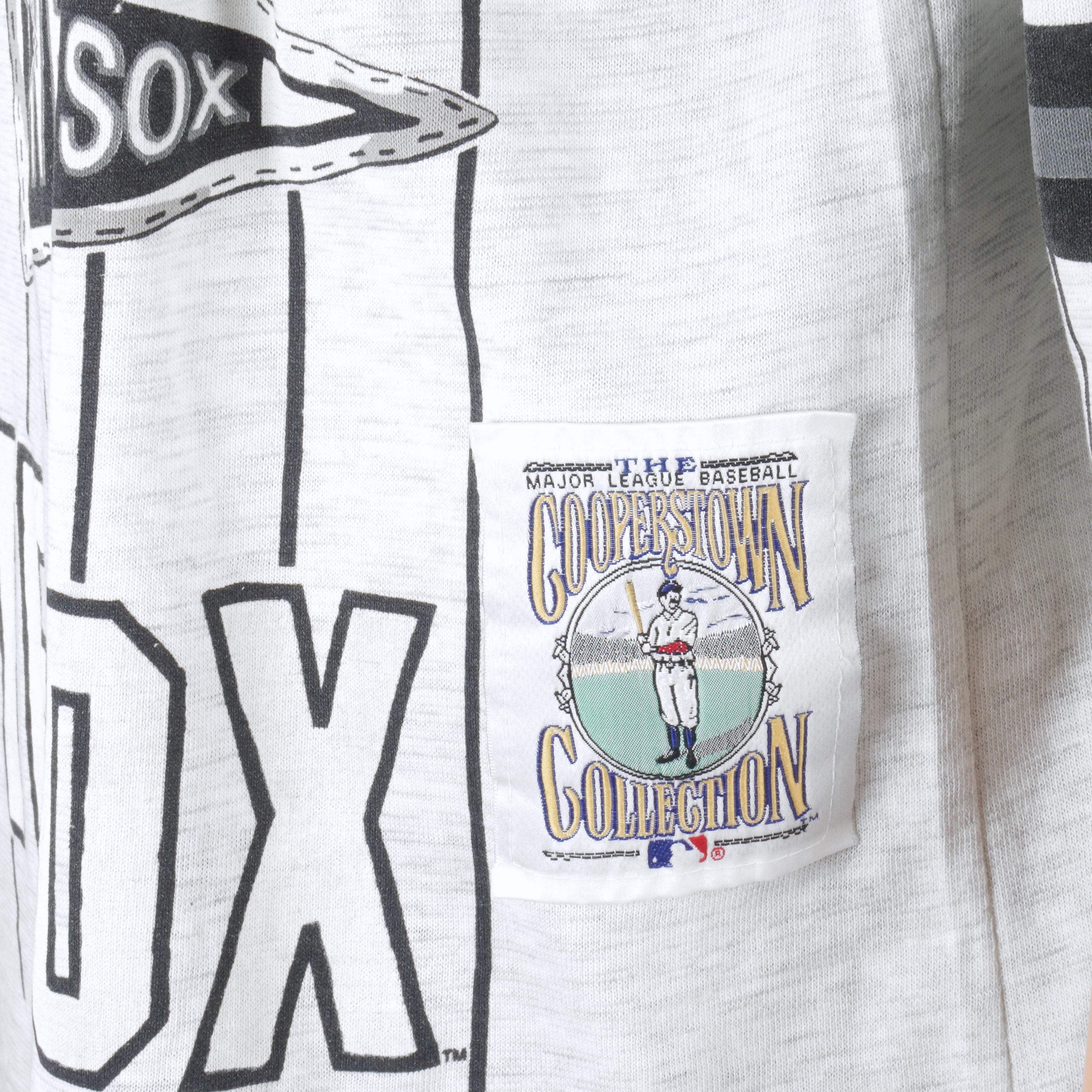 MLB (Long Gone) - Chicago White Sox Big Logo T-Shirt 1991 Large Vintage Retro Baseball