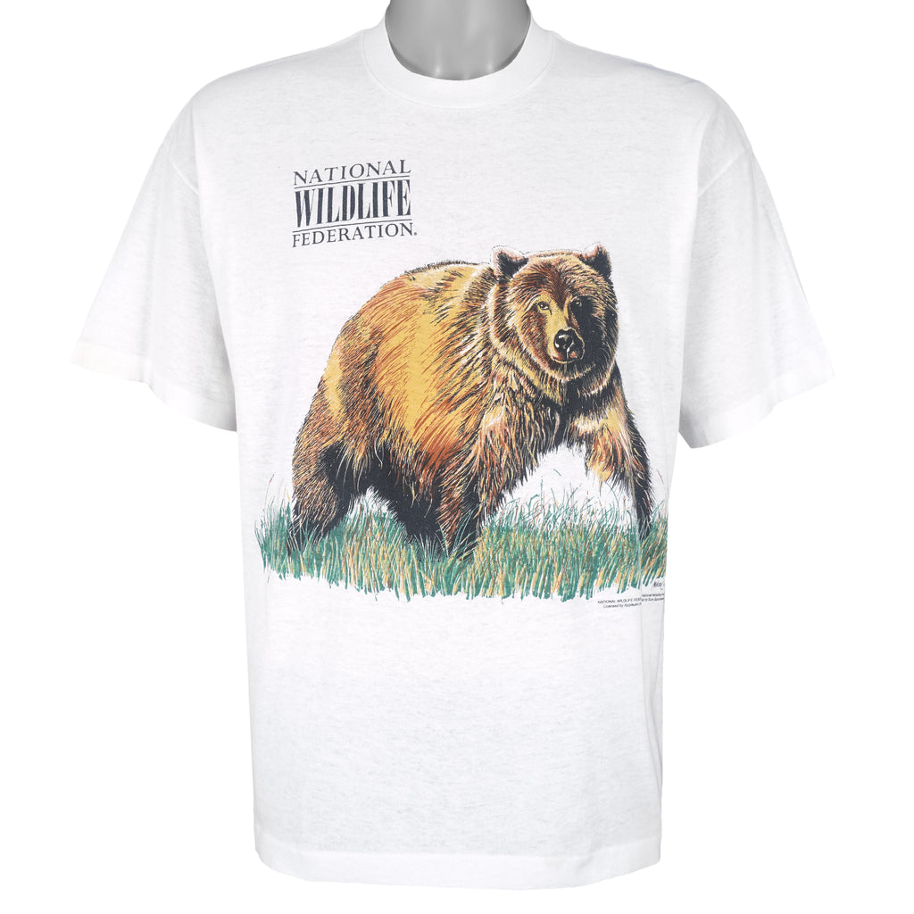Vintage - National Wildlife Federation Single Stitch T-Shirt 1989 Large Vintage Retro
