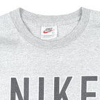 Nike - Grey Tag Nike Soccer T-Shirt 1990s Large Vintage Retro Football