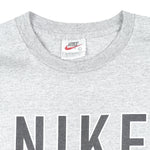 Nike - Grey Tag Nike Soccer T-Shirt 1990s Large Vintage Retro Football