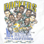 NFL - Green Bay Packers Caricature Single Stitch T-Shirt 1995 Large Vintage Retro Football