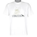 Vintage (Gildan) - Schauzer Dog Single Stitch T-Shirt 1990s Large Vintage Retro