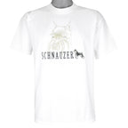 Vintage (Gildan) - Schauzer Dog Single Stitch T-Shirt 1990s Large Vintage Retro