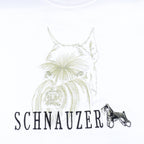Vintage (Gildan) - Schauzer Dog Single Stitch T-Shirt 1990s Large Vintage Retro