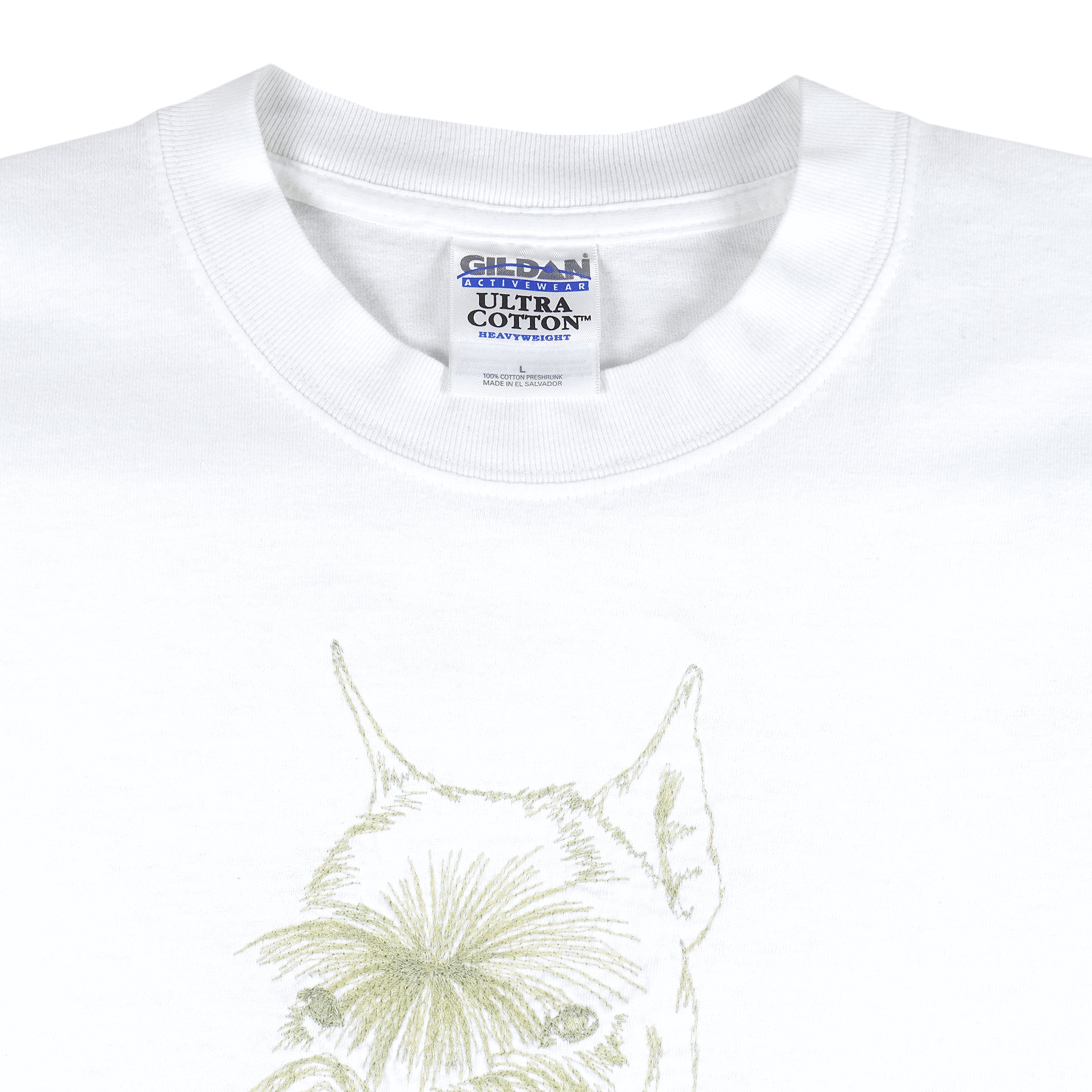 Vintage (Gildan) - Schauzer Dog Single Stitch T-Shirt 1990s Large Vintage Retro