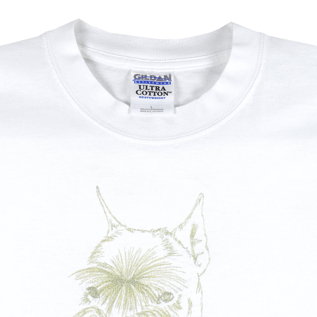 Vintage (Gildan) - Schauzer Dog Single Stitch T-Shirt 1990s Large Vintage Retro
