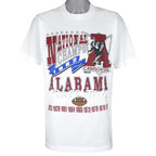 NCAA - Alabama Crimson Tide National Champs Single Stitch T-Shirt 1992 X-Large Vintage Retro College