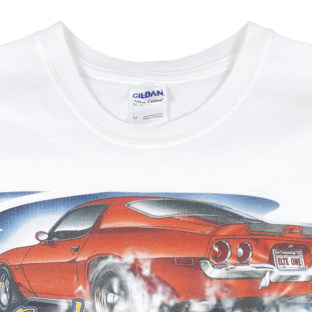 Vintage (Gildan) - Big Bad Bowtie Chevrolet Single Stitch T-Shirt 1990s Large Vintage Retro