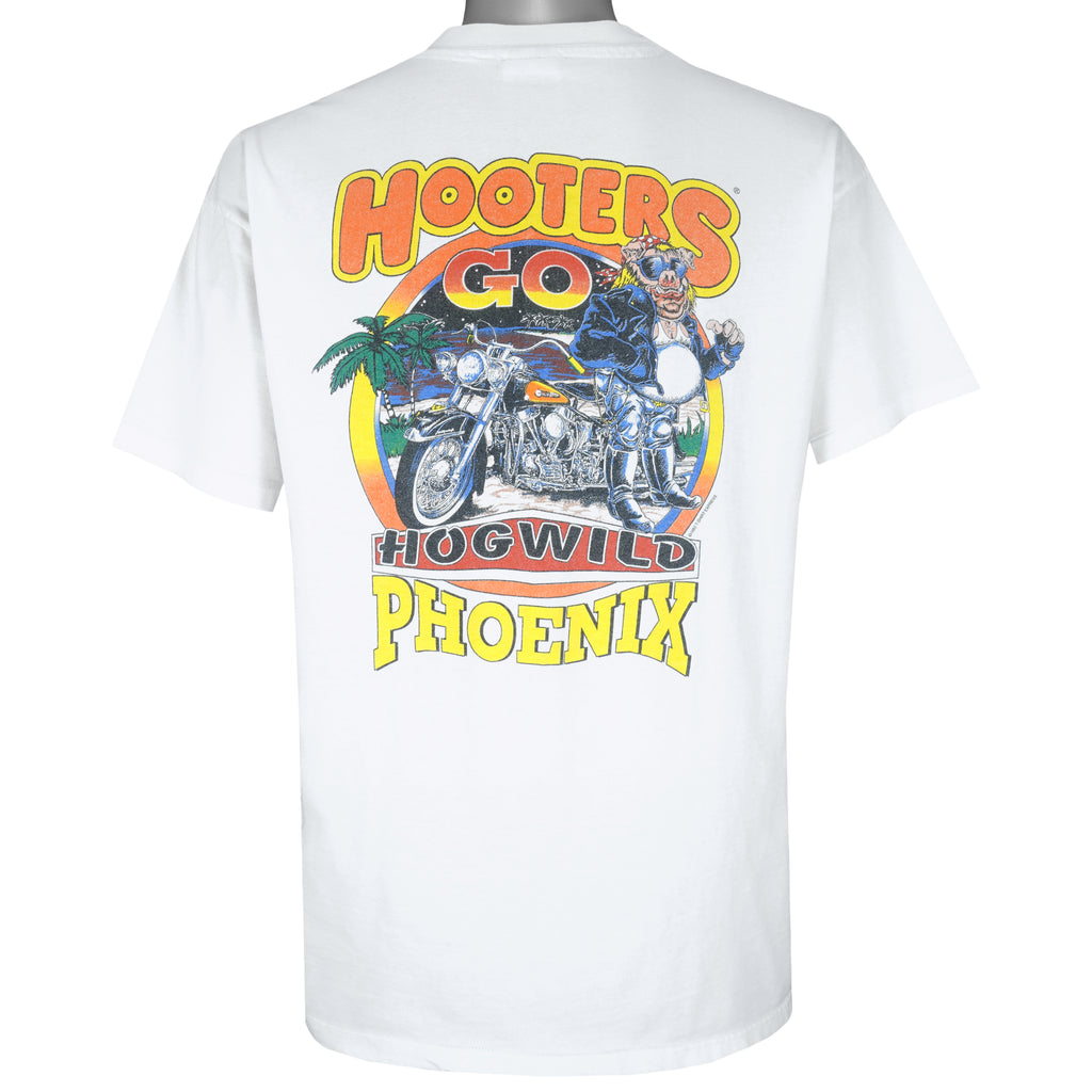 Vintage (Hanes) - Hooters Go Hogwild Phoenix T-Shirt 1993 X-Large Vintage Retro
