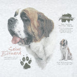 Vintage (Gildan) - Saint Bernard Single Stitch T-Shirt 1990s Medium Vintage Retro