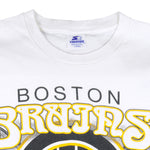 Starter - Boston Bruins Est.1924 Single Stitch T-Shirt 1992 Large Vintage Retro Hockey