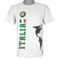 Vintage (Nutmeg) - Italian World Cup USA Single Stitch T-Shirt 1994 Medium Vintage Retro Football