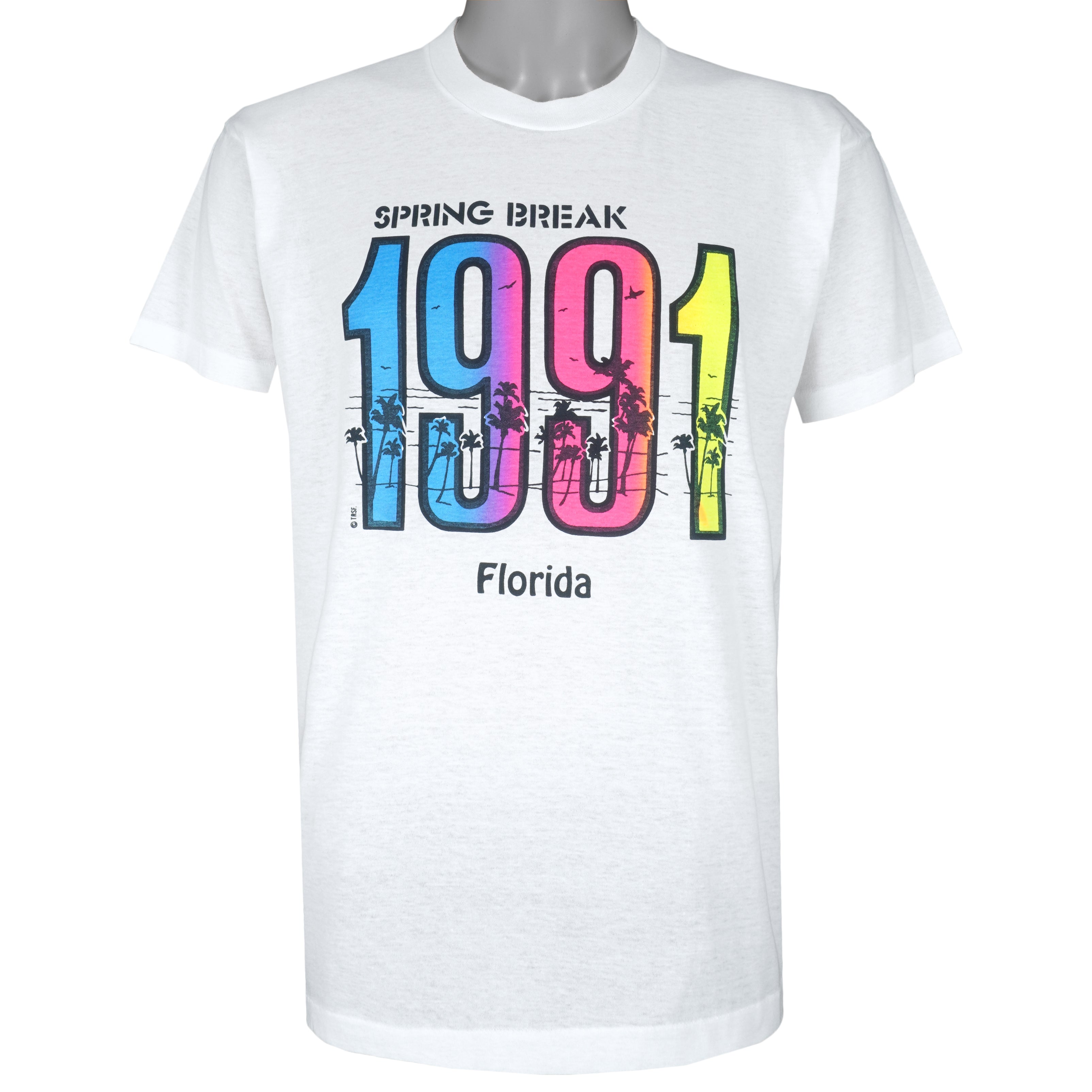 Vintage - Florida Spring Break Single Stitch T-Shirt 1991 X-Large Vintage Retro