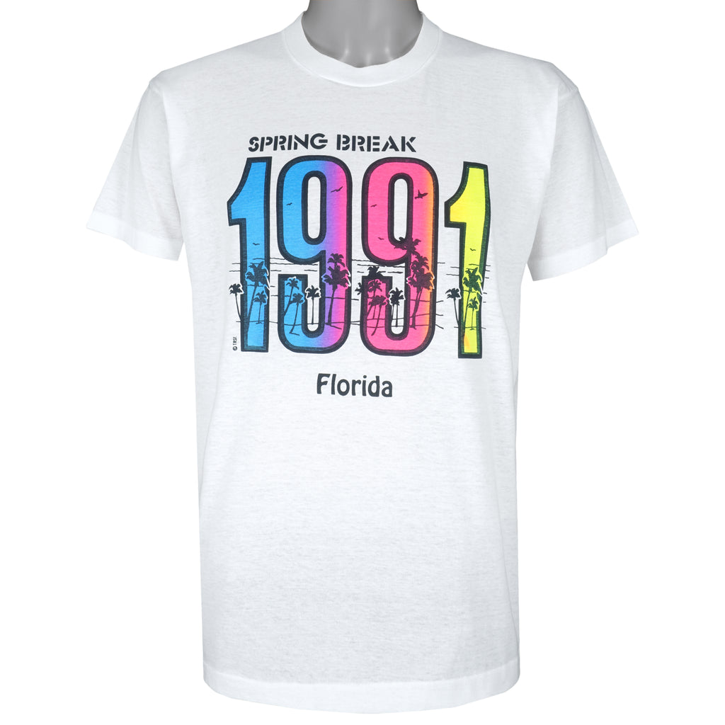 Vintage - Florida Spring Break Single Stitch T-Shirt 1991 X-Large Vintage Retro