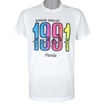 Vintage - Spring Break Florida Single Stitch T-Shirt 1991 Large