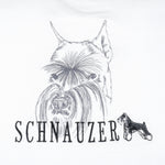 Vintage (Anvil) - Schnauzer Dog Single Stitch T-Shirt 1990s Medium Vintage Retro