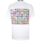 Vintage - Rotary World Flags Single Stitch T-Shirt 1990s XX-Large Vintage Retro