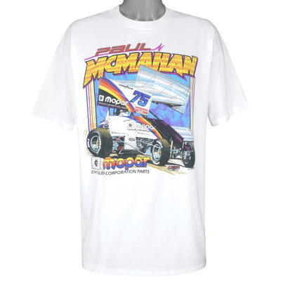 Vintage (Hanes) - Paul McMahan 75 Sprint Car Racing Mopar T-Shirt 1997 XX-Large
