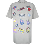 NBA - Basketball Vintage Team Logos T-Shirt 2000s XX-Large
