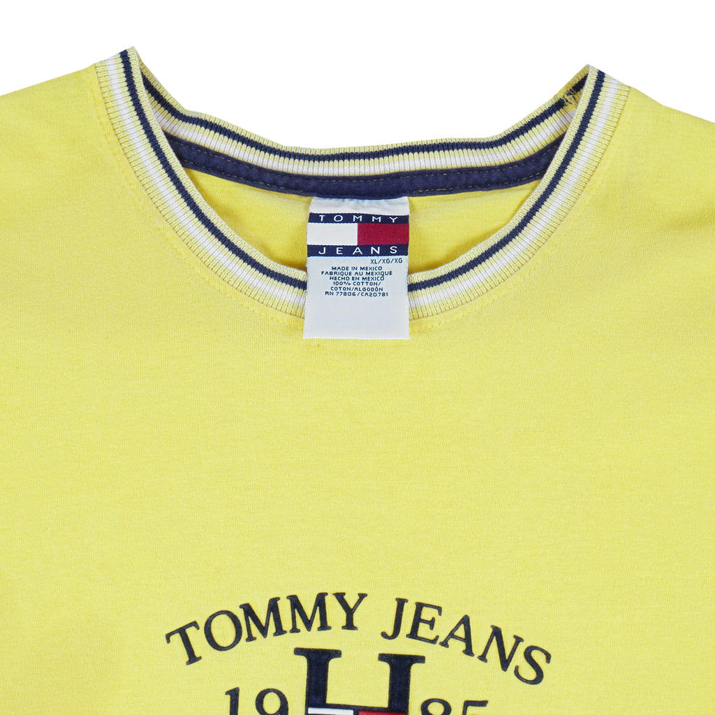 Tommy Hilfiger - 1985 Classics Embroidered T-Shirt 1990s X-Large Vintage Retro