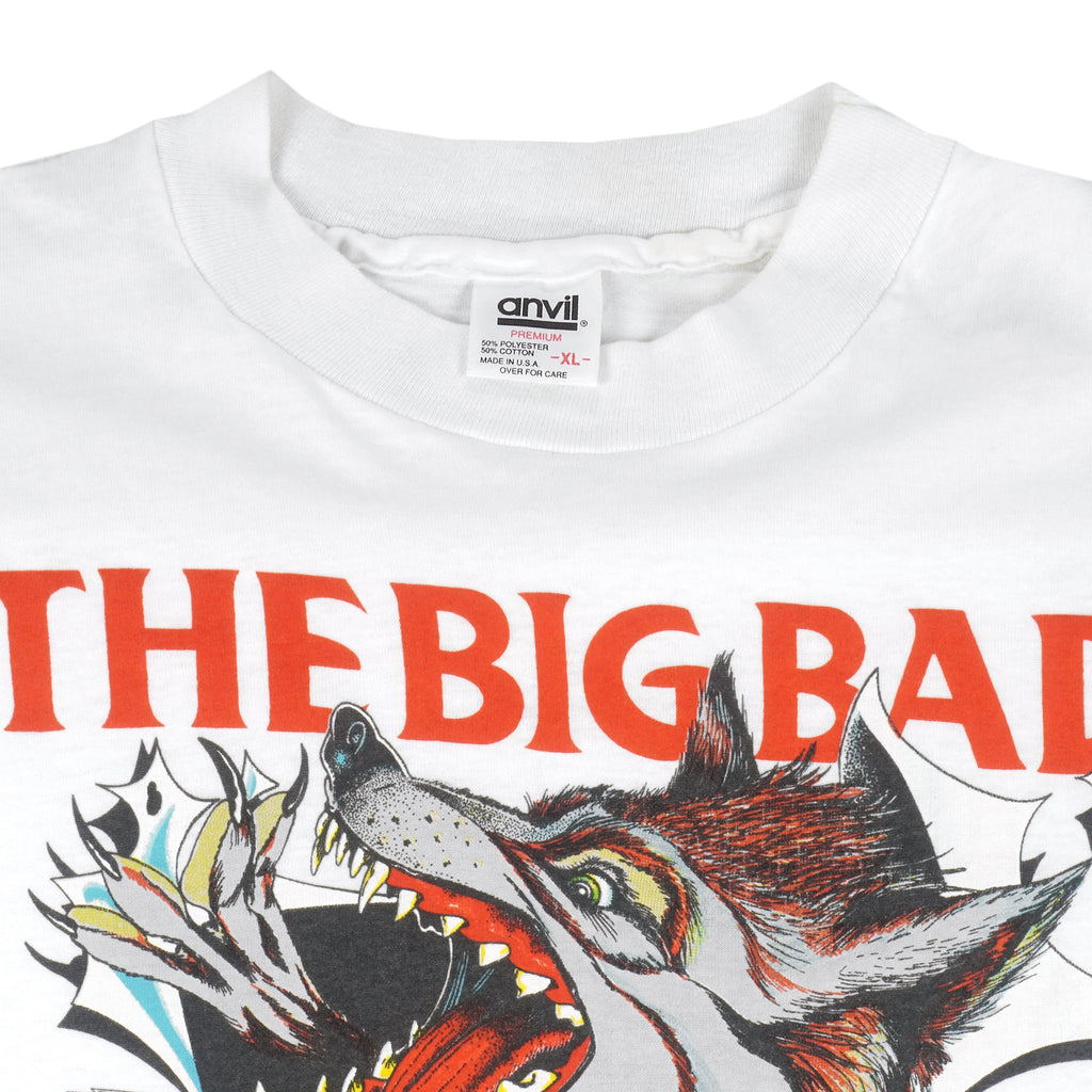 Vintage (Anvil) - The Big Bad Wolf Sleeveless Shirt 1990s X-Large Vintage Retro