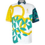 Vintage (Hanes) - Atlanta Olympic All Over Print Polo T-Shirt 1996 X-Large