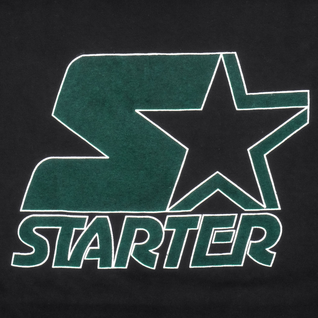 Starter - Black Big Spell-Out T-Shirt 1990s Large Vintage Retro