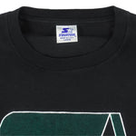 Starter - Black Big Spell-Out T-Shirt 1990s Large Vintage Retro