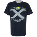 Vintage - Cross X Colours Roll-On Single Stitch T-Shirt 1990s Large Vintage Retro