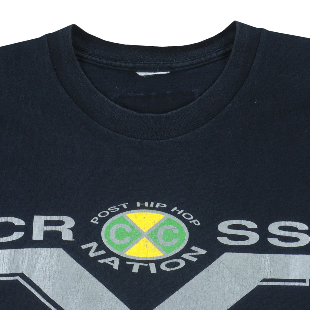 Vintage - Cross X Colours Roll-On Single Stitch T-Shirt 1990s Large Vintage Retro