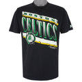 Starter - Black Boston Celtics T-Shirt 1990 Large Vintage Retro Basketball