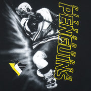 NHL (M&O) - Pittsburgh Penguins Big Logo T-Shirt 1990s X-Large Vintage Retro Hockey