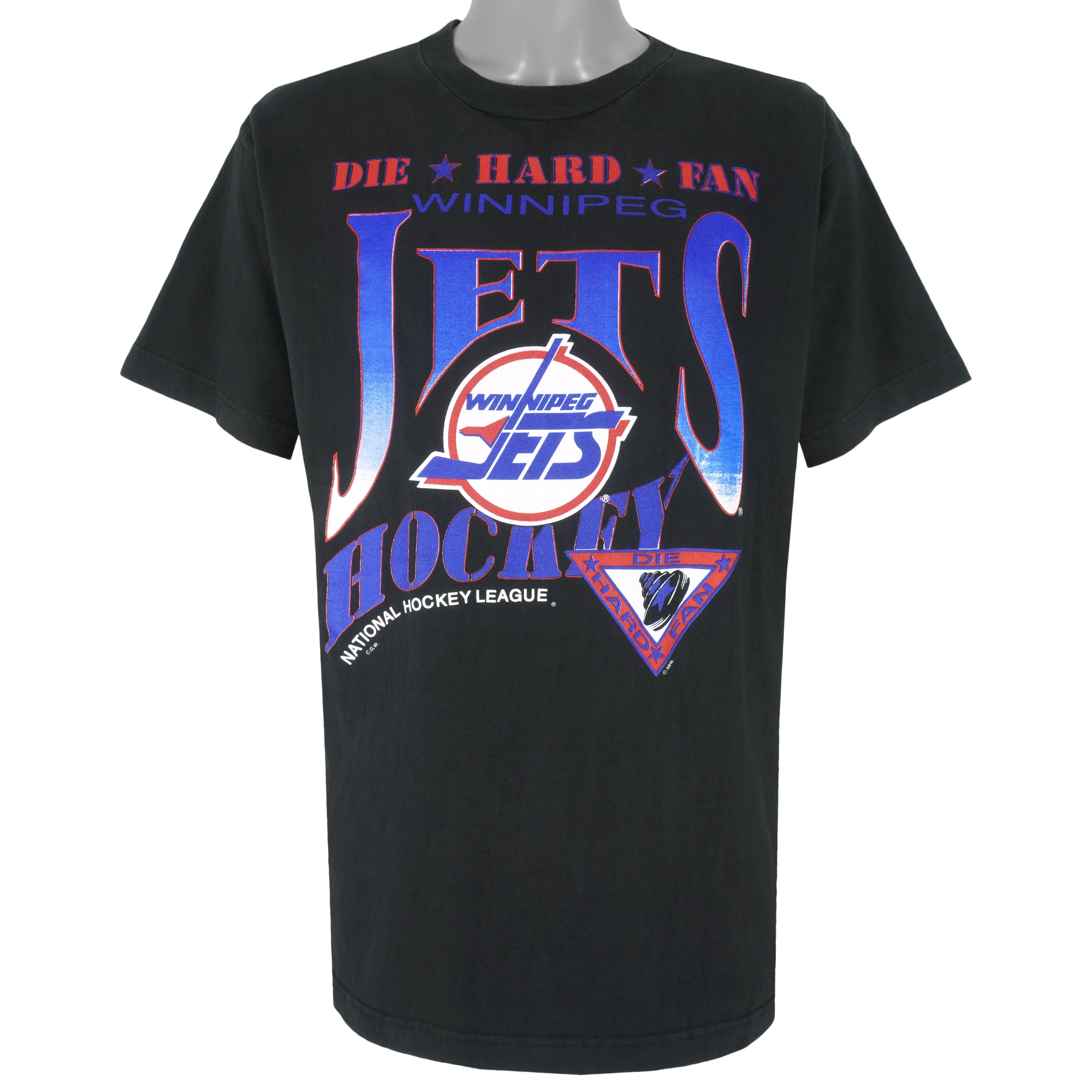NHL (CGW) - Winnipeg Jets Die Hard Fan T-Shirt 1990s X-Large