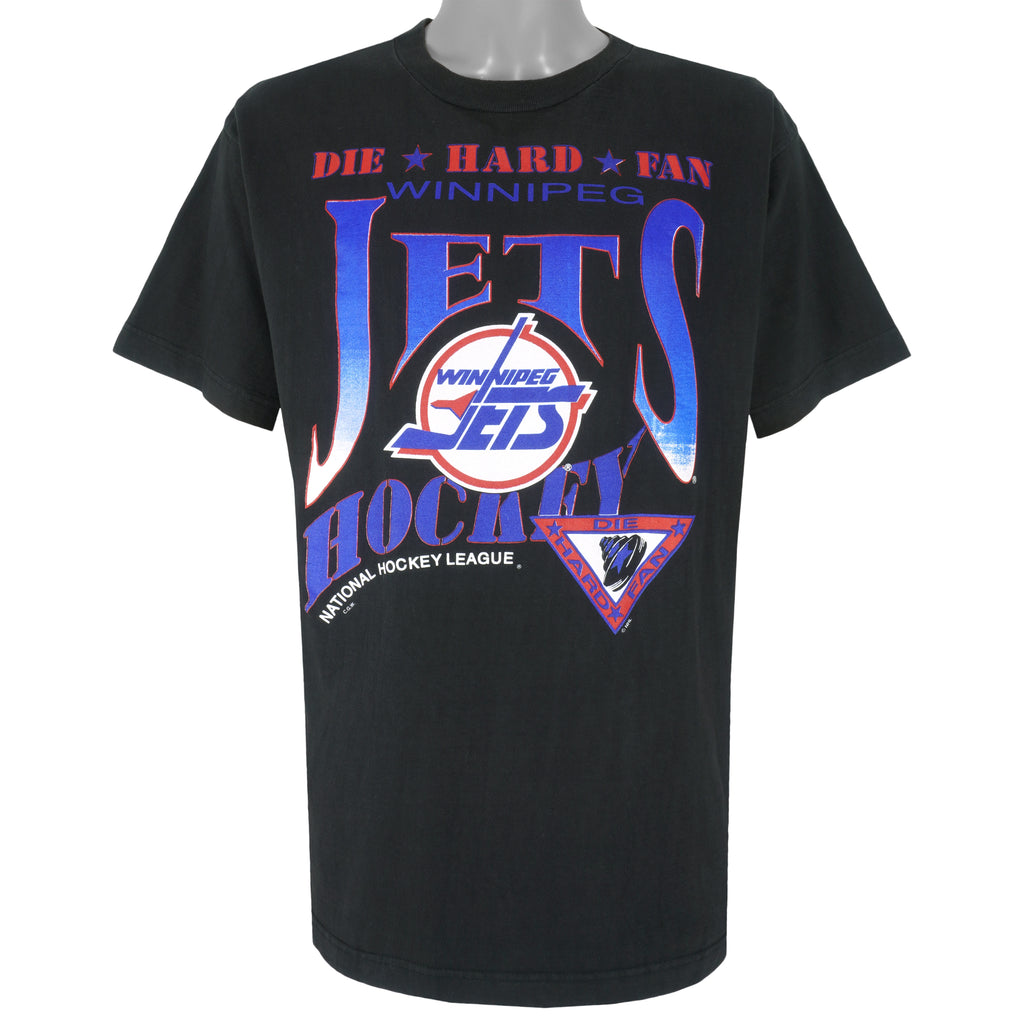 NHL (CGW) - Winnipeg Jets Die Hard Fan T-Shirt 1990s X-Large
