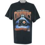 NHL - Philadelphia Flyers Big Logo Single Stitch T-Shirt 1997 XX-Large Vintage Retro Hockey