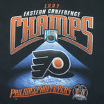 NHL - Philadelphia Flyers Big Logo Single Stitch T-Shirt 1997 XX-Large Vintage Retro Hockey