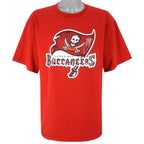 NFL - Tampa Bay Buccaneers Big Logo T-Shirt 1990s X-Large Vintage Retro Football