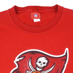 NFL - Tampa Bay Buccaneers Big Logo T-Shirt 1990s X-Large Vintage Retro Football