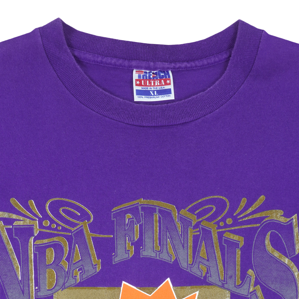 NBA (Trench) - Phoenix Suns, Champions Spell-Out T-Shirt 1993 X-Large Vintage Retro Basketball