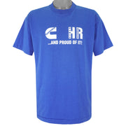 Vintage - Cummins Human Resources Single Stitch T-Shirt 1990s X-Large Vintage Retro