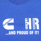 Vintage - Cummins Human Resources Single Stitch T-Shirt 1990s X-Large Vintage Retro