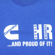 Vintage - Cummins Human Resources Single Stitch T-Shirt 1990s X-Large Vintage Retro