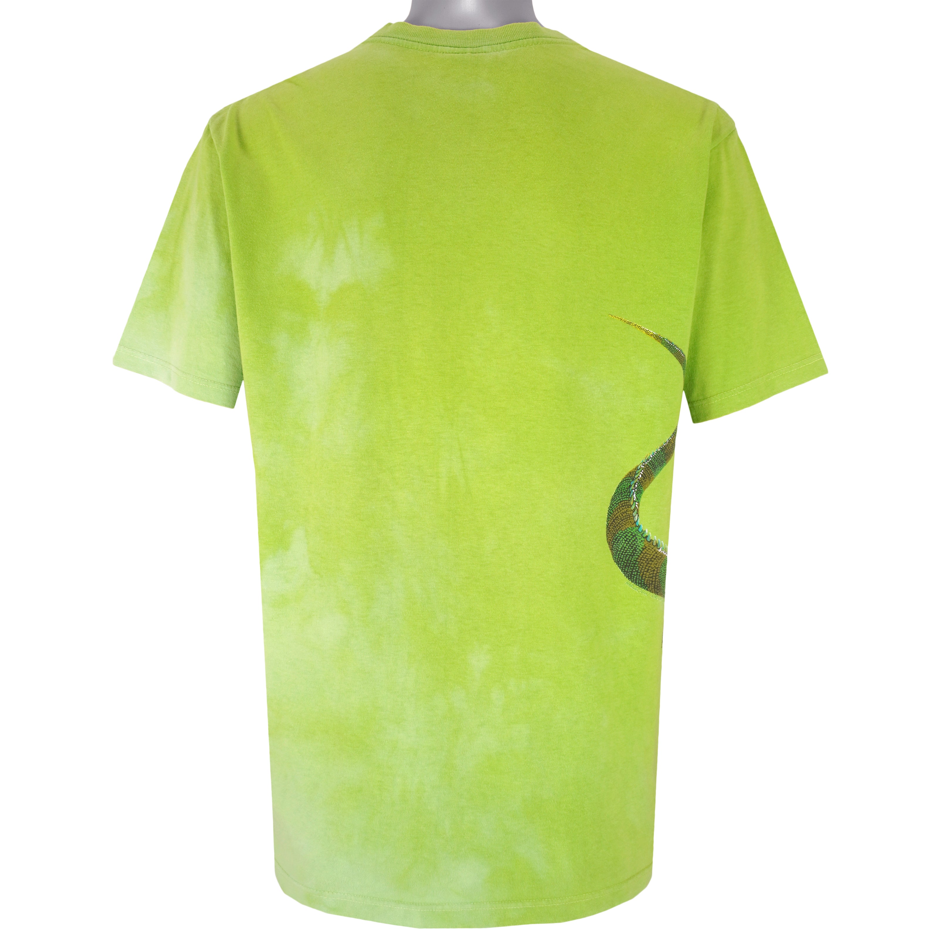 Vintage (Harlequin) - Faded Green The Chameleons T-Shirt 1990s Large Vintage Retro