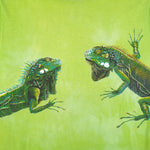 Vintage (Harlequin) - Faded Green The Chameleons T-Shirt 1990s Large Vintage Retro