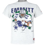 NFL (Nutmeg) - Dallas Cowboys Emmitt Smith Breakout T-Shirt 1990s Small